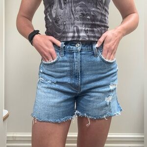 High Rise Women’s Denim Shorts